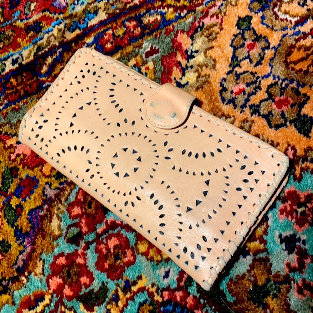 cleobella large leather wallet